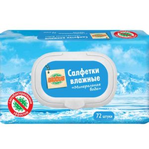 Влажные салфетки Минеральная вода Глобус