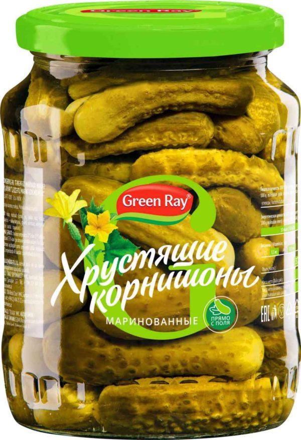 Корнишоны маринованные Green Ray