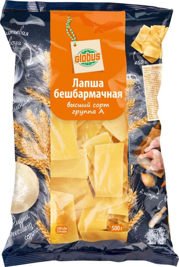 Макаронные изделия  Глобус