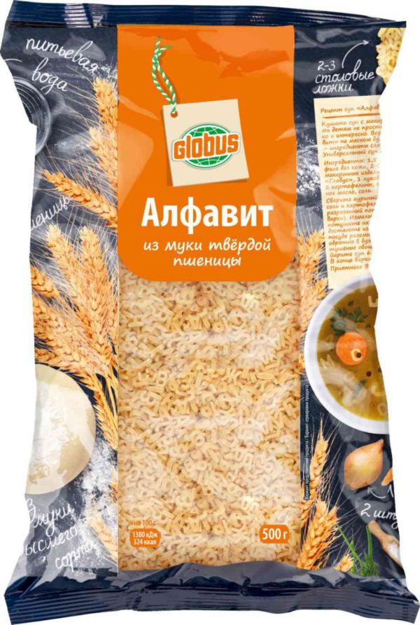 Макаронные изделия  Глобус