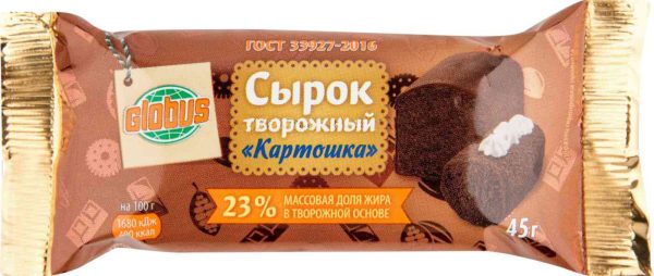 Сырок творожный Глобус
