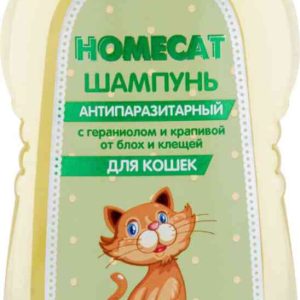 Шампунь для кошек антипаразитарный Homecat