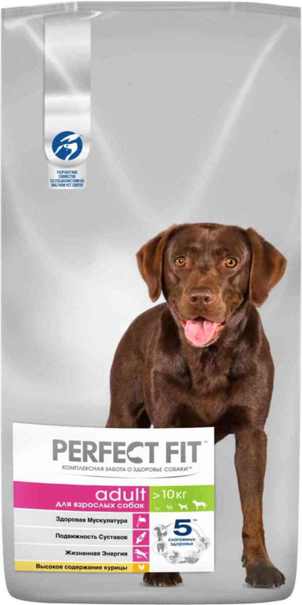 Сухой корм для активных собак мини пород  Perfect Fit