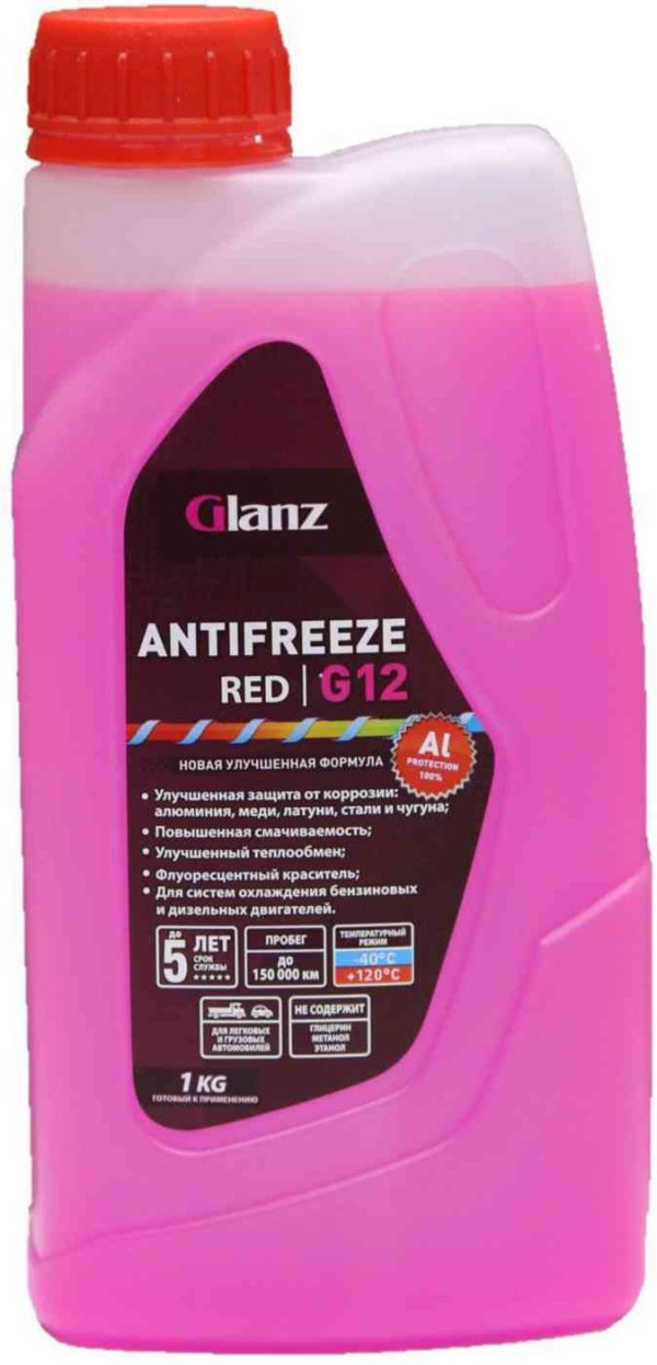 Антифриз красный Glanz