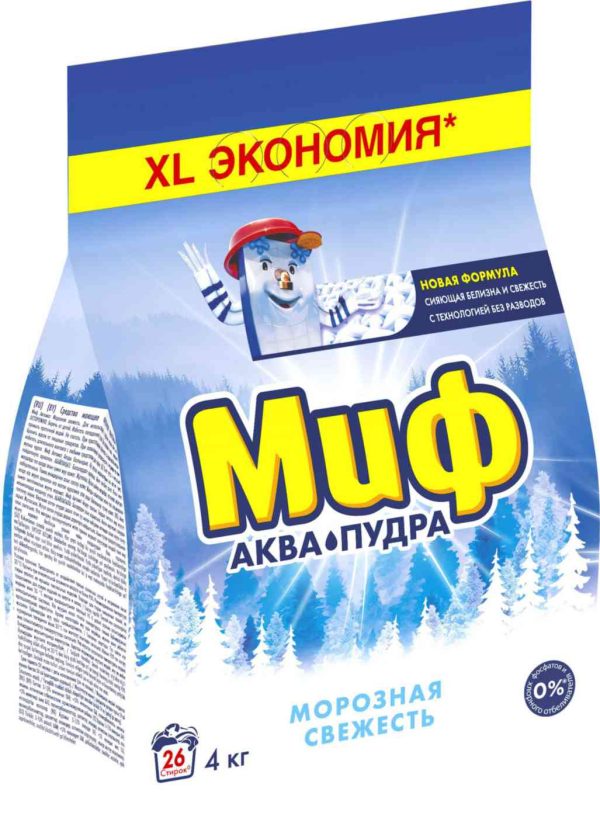 Стиральный порошок для белого белья  Миф
