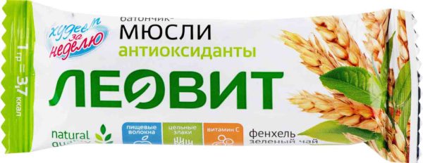 Батончик-мюсли  Леовит