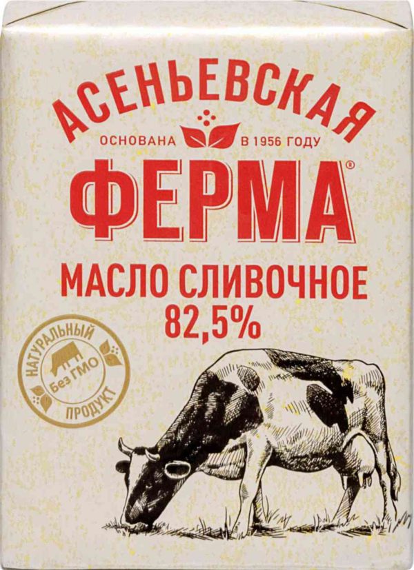 Масло сладко-сливочное Асеньевская ферма