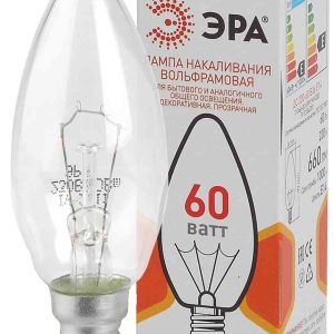 Лампа накаливания вольфрамовая Эра